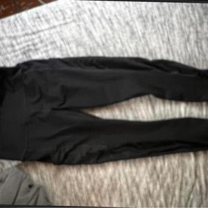 fabletics power holds in the color black size 8 (fit like a medium) worn twice
